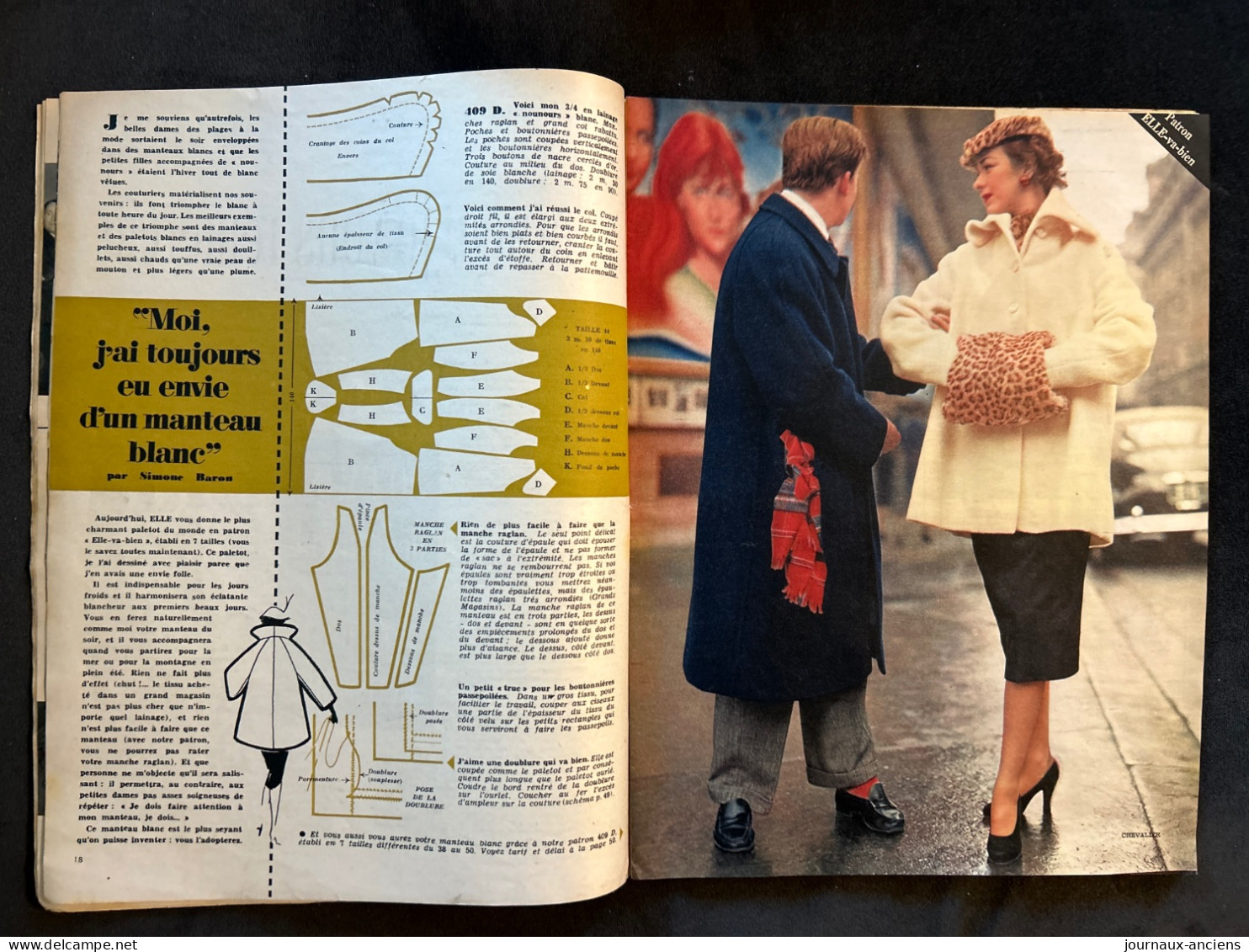 1952 Revue ELLE # 323 Les Nouveaux Chapeaux Font Le Printemps - Fashion