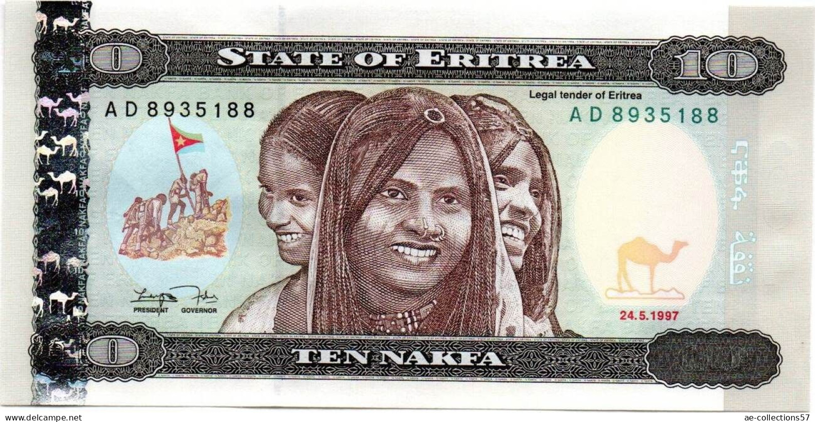 MA 18534 / Erythrée - Eritrea 10 Nakfa 24/05/1997 SPL - Eritrea