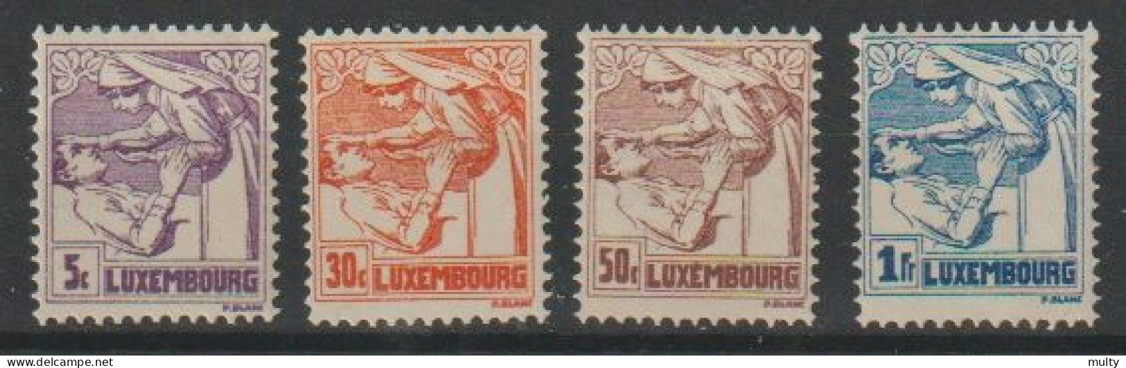 Luxemburg Y/T 160 / 163 * MH - Autres & Non Classés