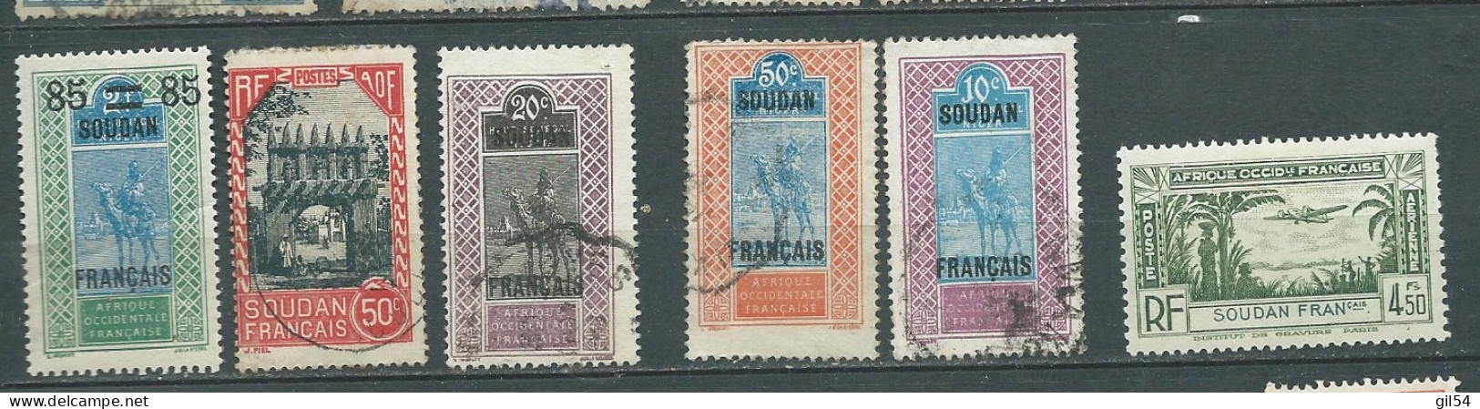 Soudan Français Lot De 6 Timbres Oblitérés  -  Bce 23208 - Gebruikt