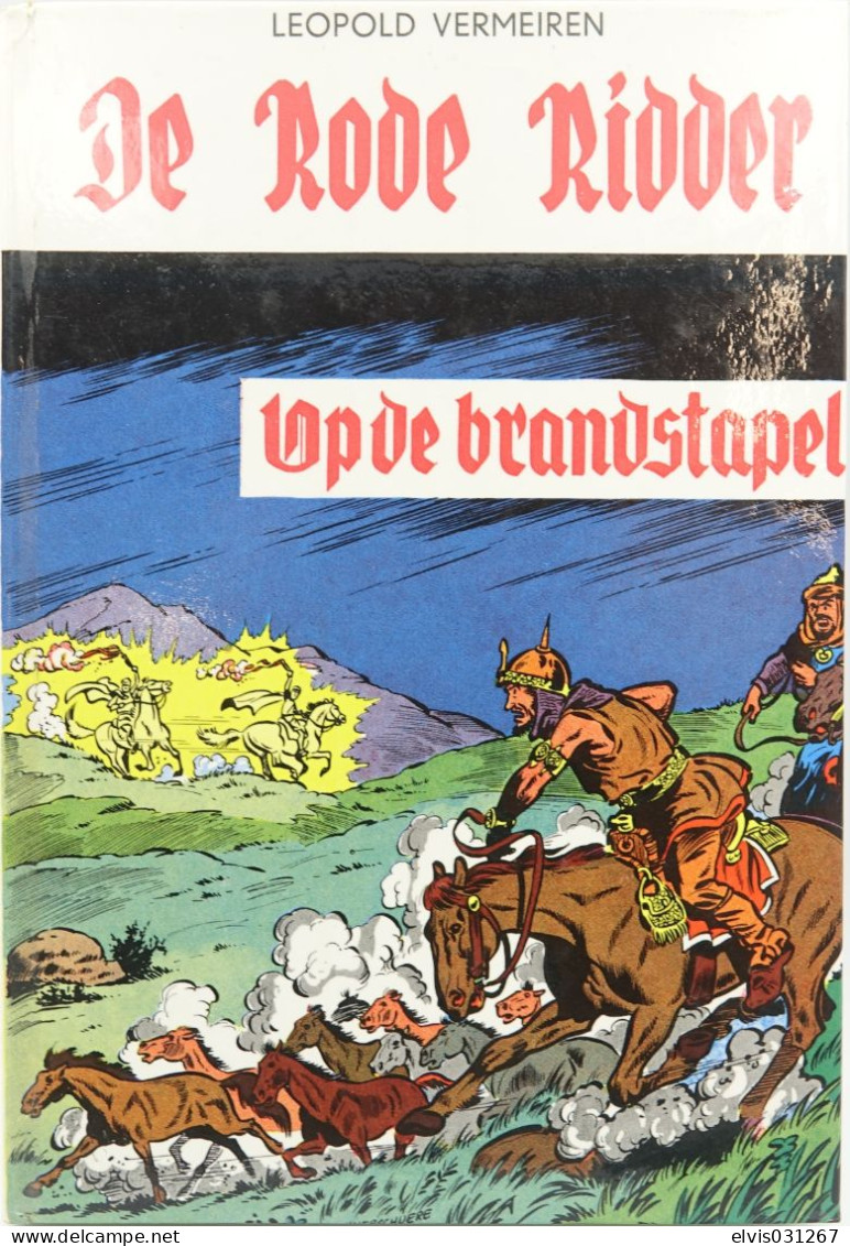 Vintage Books : DE RODE RIDDER N° 15 OP DE BRANDSTAPEL - 1962 1e Druk Type A - Conditie : Nieuwstaat - Kids