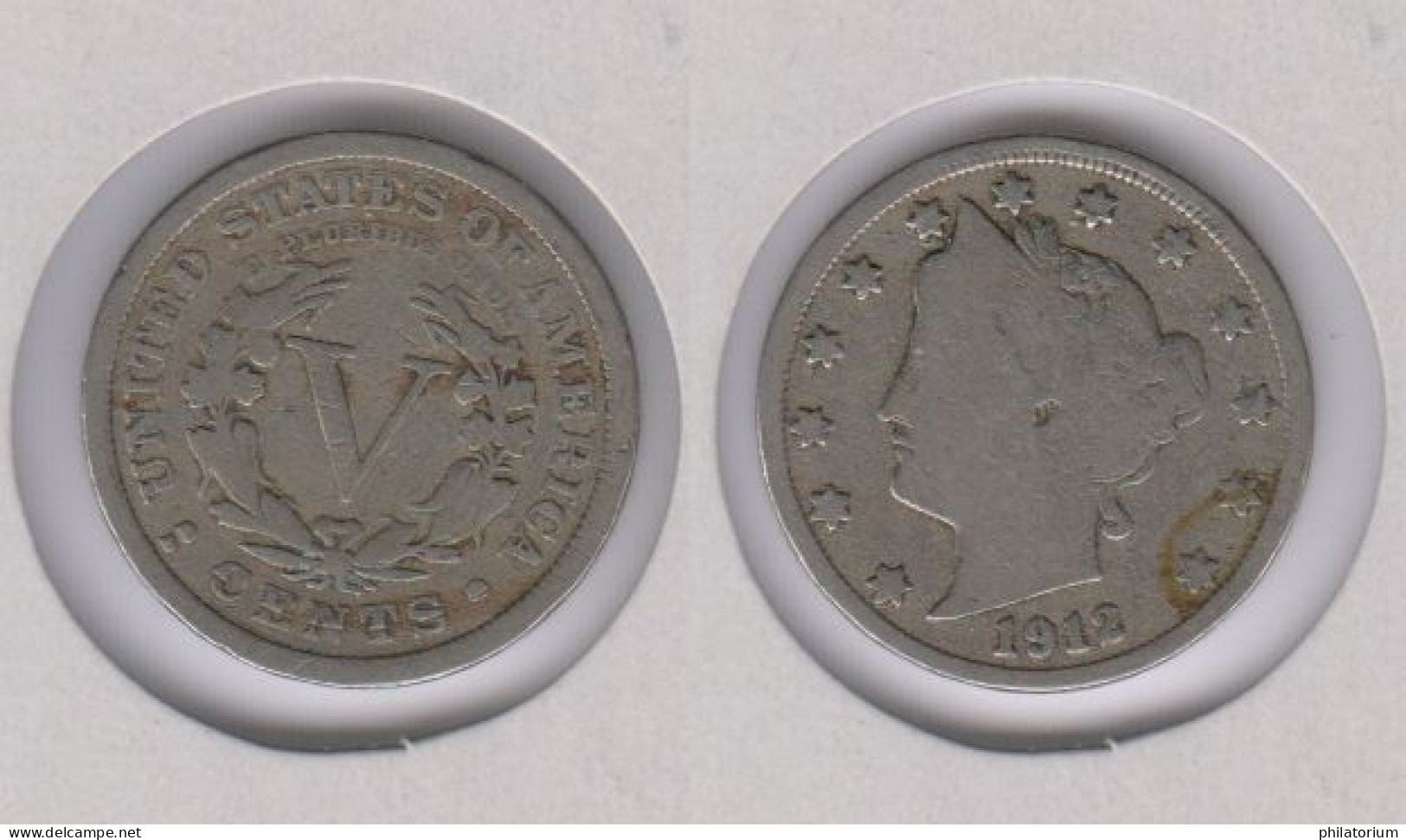 Etats Unis  V Cents 1912 ; 5c  ; USA - 1938-…: Jefferson