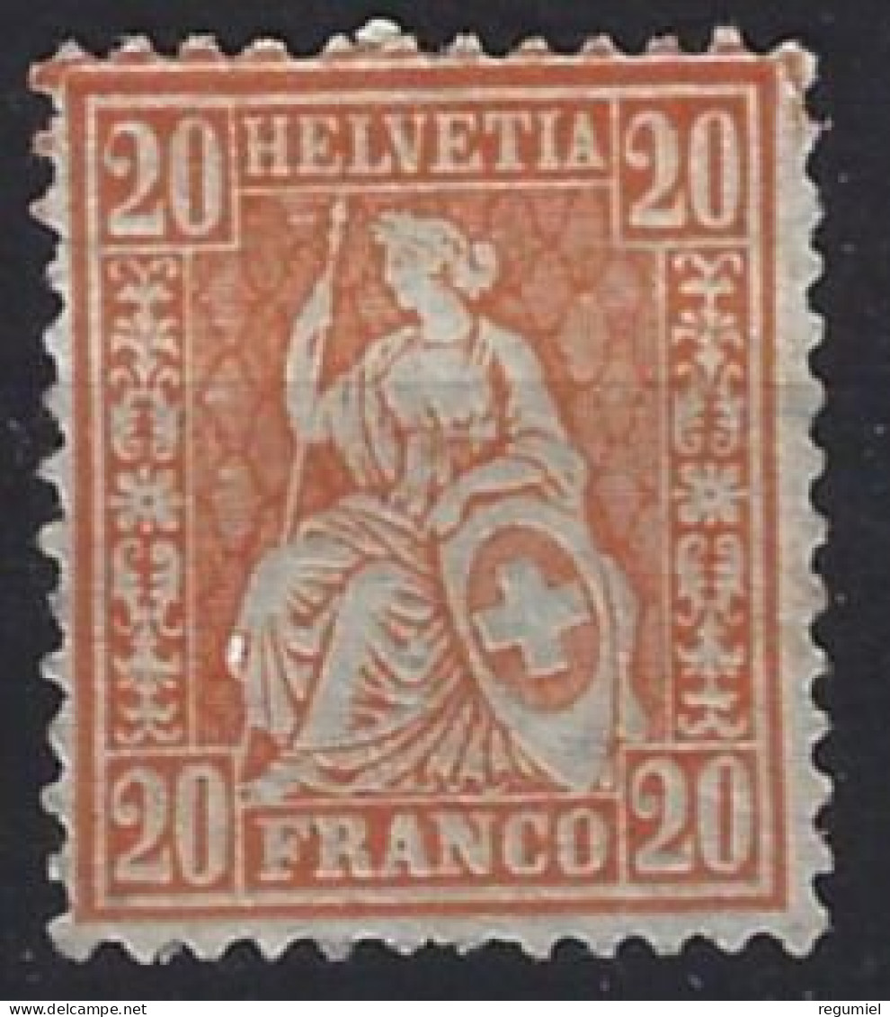 Suiza U   53 (o) Usado. 1881. Fil. A - 1843-1852 Timbres Cantonaux Et  Fédéraux