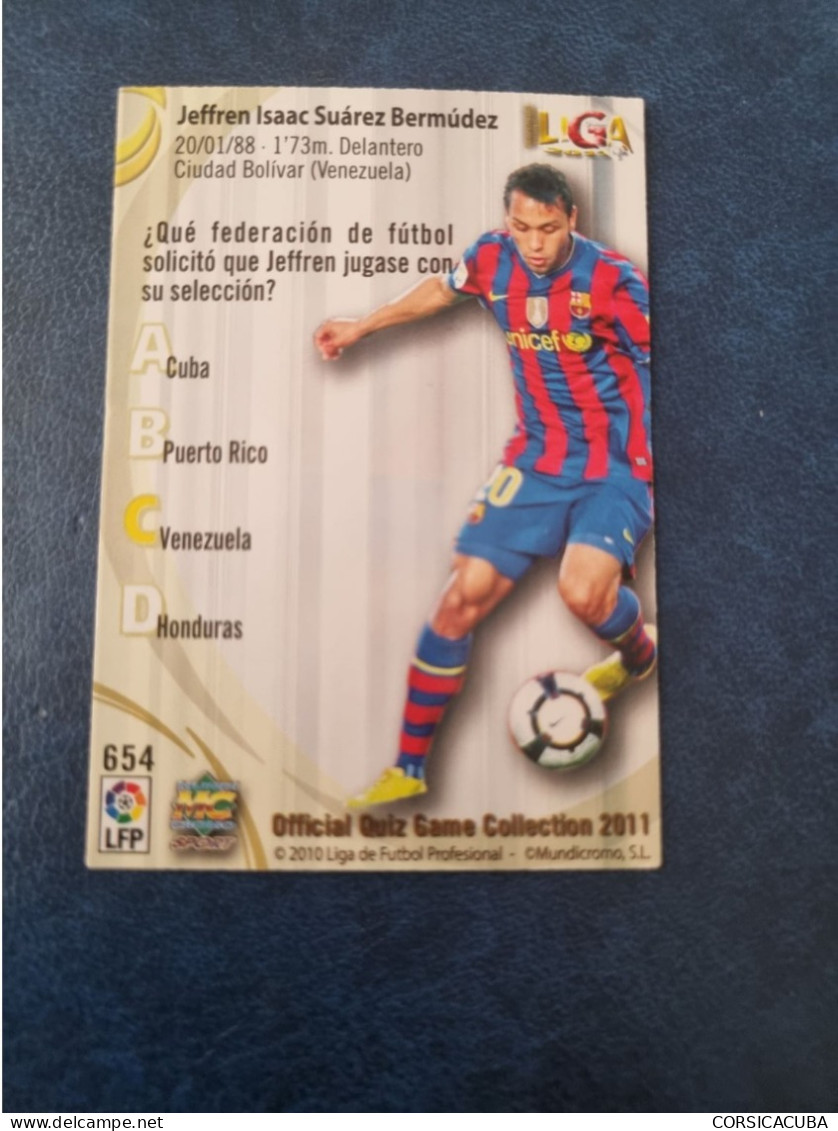 CARTES  FOOT  BARCA  TEMPORADA  2010/11  //  PARFAIT  ETAT  //  1er  CHOIX  // 37 cartes