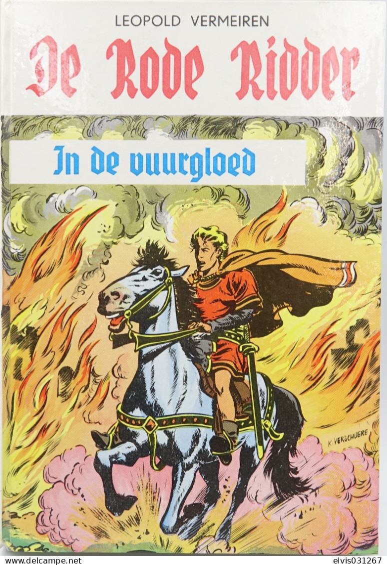 Vintage Books : DE RODE RIDDER N° 21 IN DE VUURGLOED - 1964 1e Druk - Conditie : Nieuwstaat - Jugend