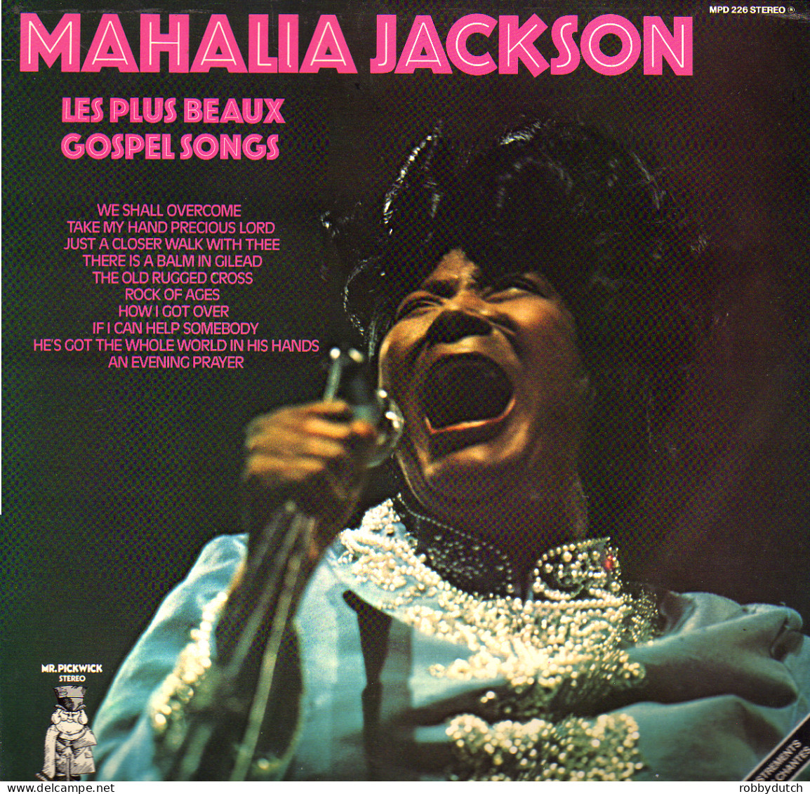 * LP *  MAHALIA JACKSON - LES PLUS BEAUX GOSPEL SONGS (France 1974 EX) - Gospel & Religiöser Gesang