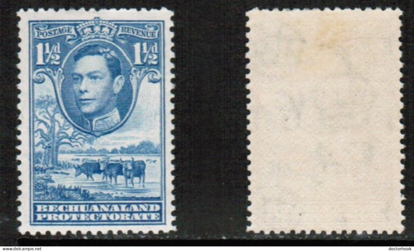 BECHUANALAND PROTECTORATE   Scott # 126* MINT LH (CONDITION AS PER SCAN) (Stamp Scan # 983-1) - 1885-1964 Herrschaft Von Bechuanaland