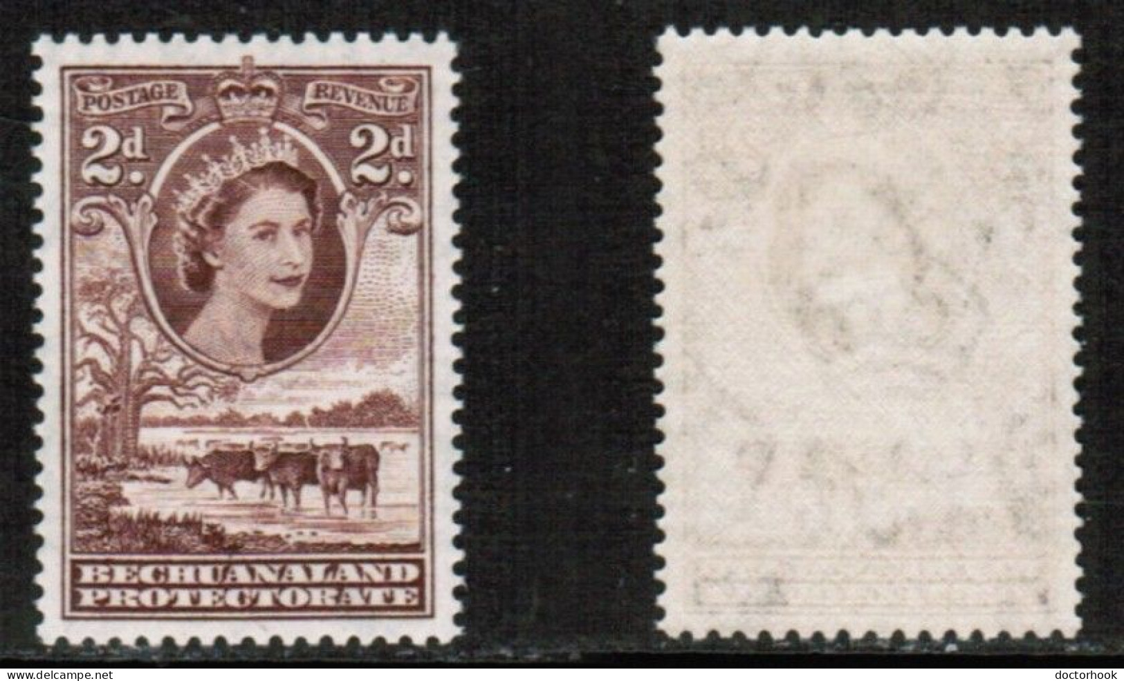 BECHUANALAND PROTECTORATE   Scott # 156* MINT LH (CONDITION AS PER SCAN) (Stamp Scan # 983-2) - 1885-1964 Bechuanaland Protettorato