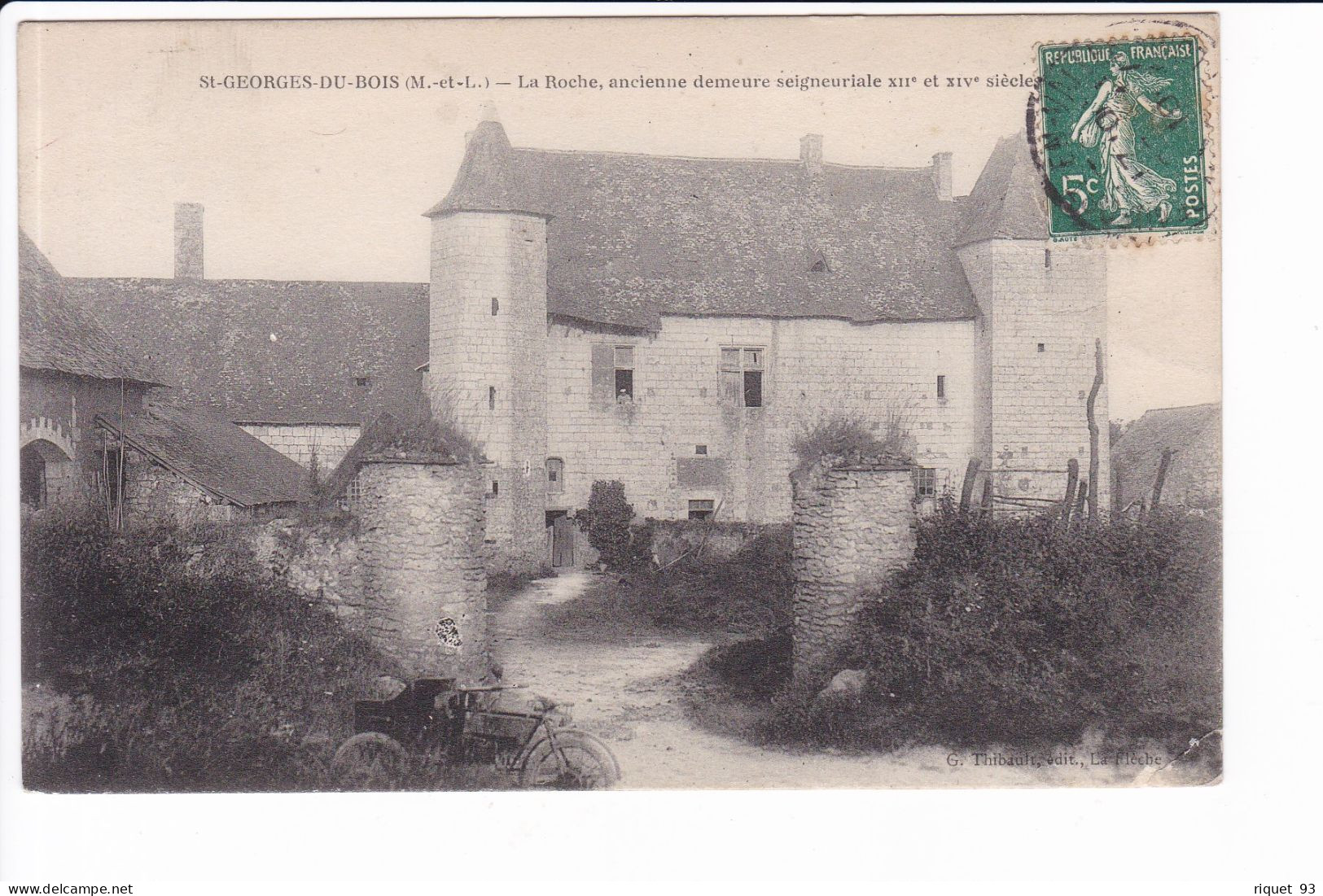 St-GEORGES-DU-BOIS-La Roche, Ancienne Demeure Seigneuriale XIIè Et XIVè Siècle - Sonstige & Ohne Zuordnung