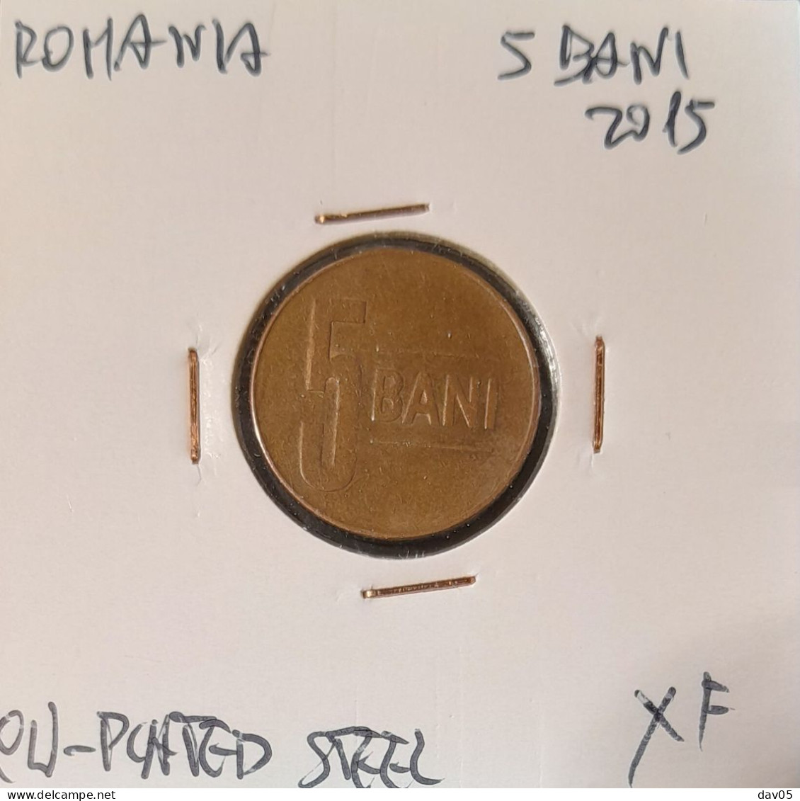 ROMANIA  - 5 BANI 2015 - XF - Roumanie