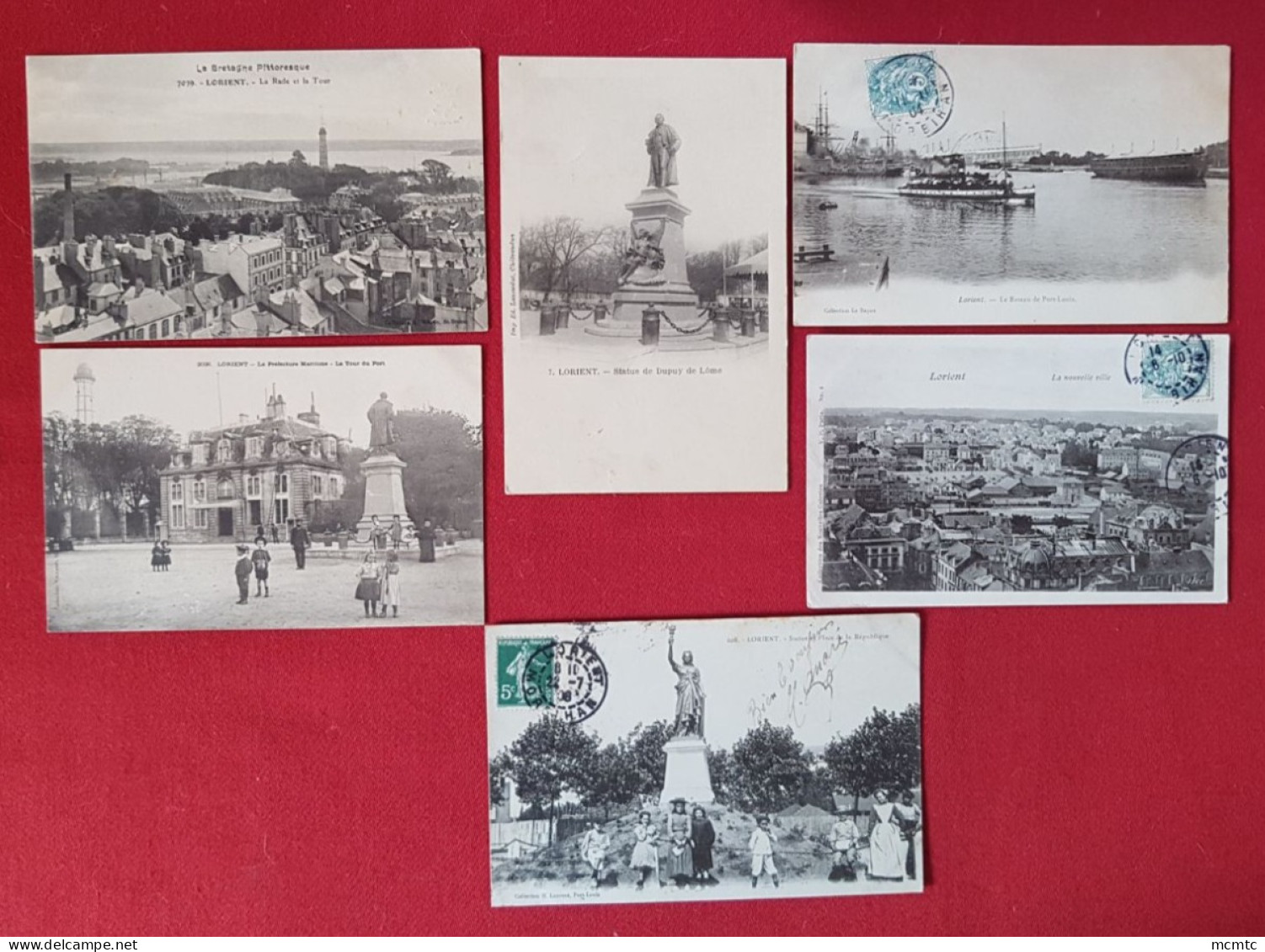 6 Cartes -  Lorient  -( 56. Morbihan ) - Lorient