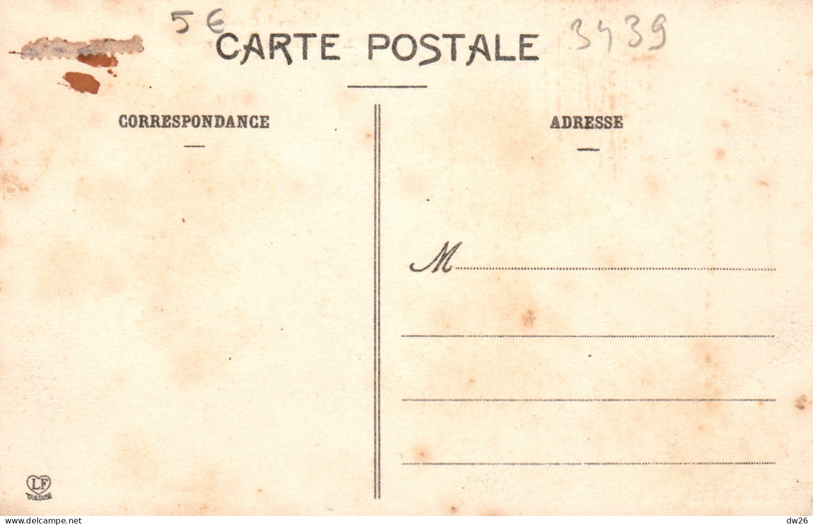 Cazères (Haute-Garonne) La Poste, Postes, Télégraphes - Phototypie Labouche Frères - Carte N° 1672 - Toulouse