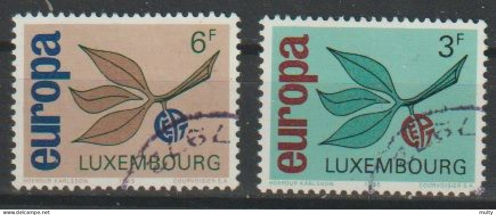 Luxemburg Y/T 670 / 671 (0) - Gebruikt