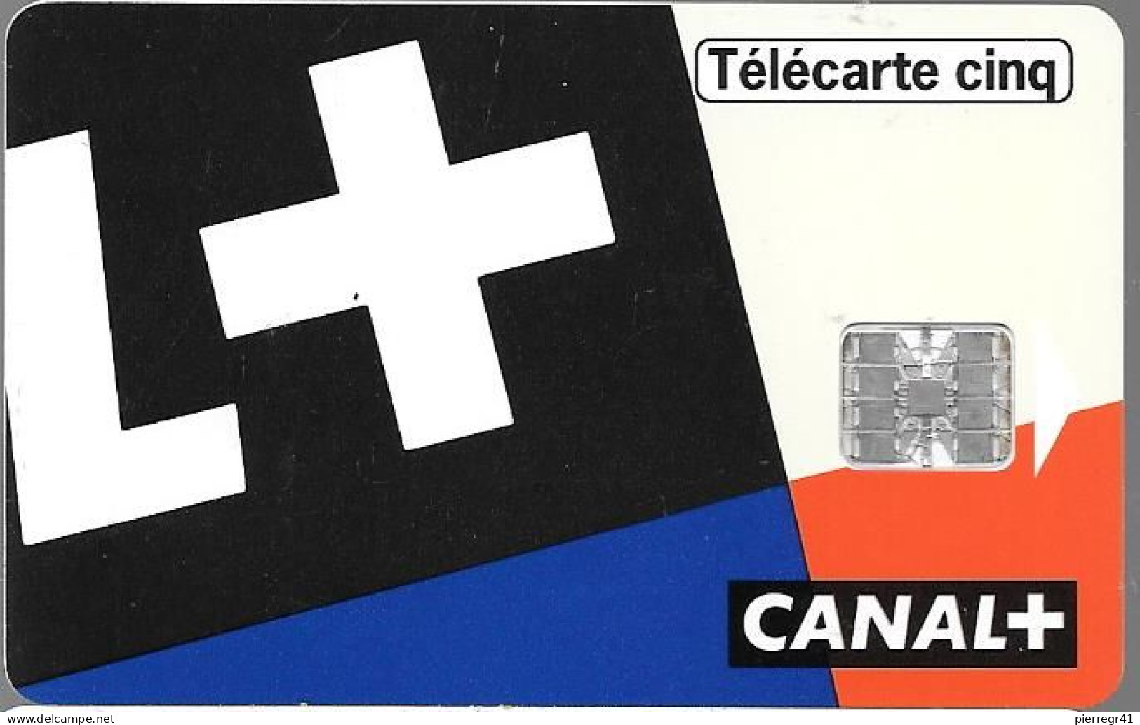 CARTE-PRIVEE-5U-Gn345-04/97-SC7-CANAL+31/2-CARTE K-V°A-Série DN° Etroit Rge C74005606-NEUVE--TBE - 5 Units