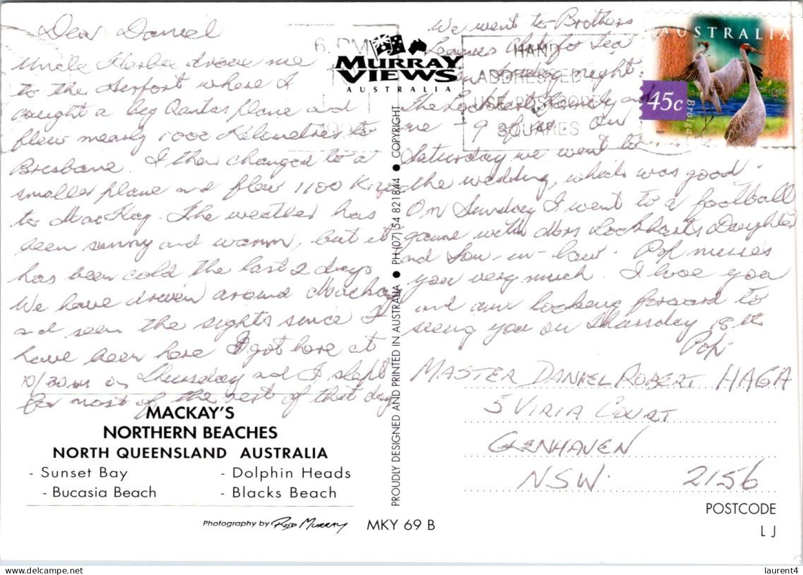 6-10-2023 (3 U 31) Australia - QLD - Mackay (posted With Bird Stamp) - Mackay / Whitsundays