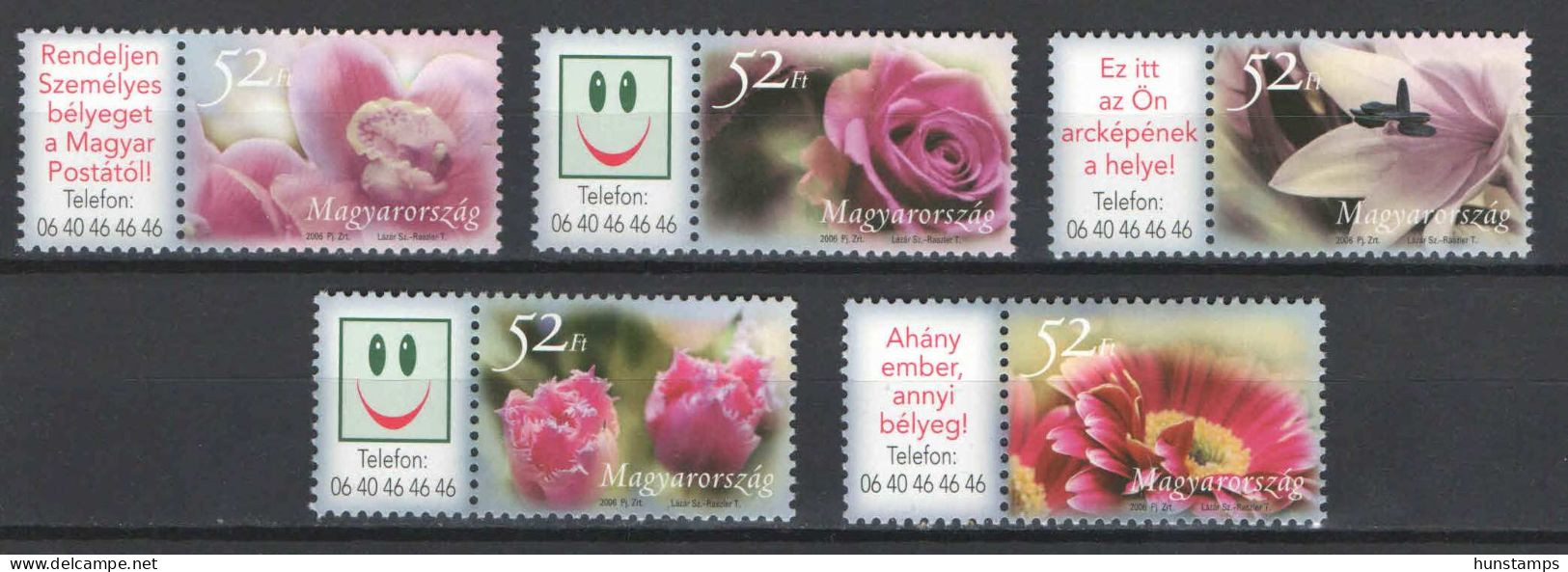 Personals - Hungary 2006. Greetings Stamp - FULL Set MNH (**) Mi.: 5080-5084 - Ongebruikt