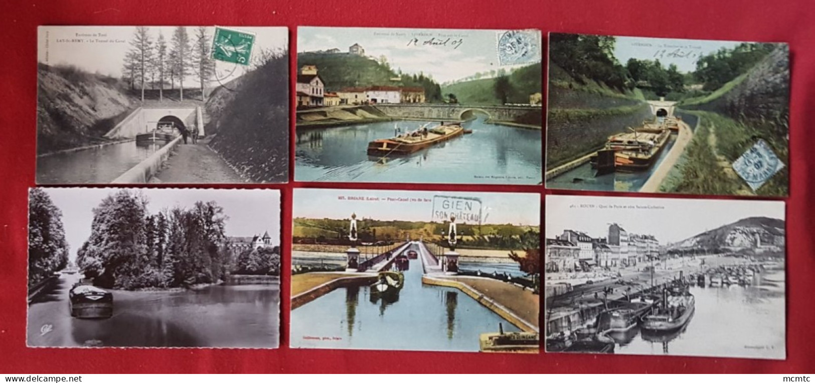 19 Cartes -  Péniches , Péniche , Bateau , Bateaux - Péniches