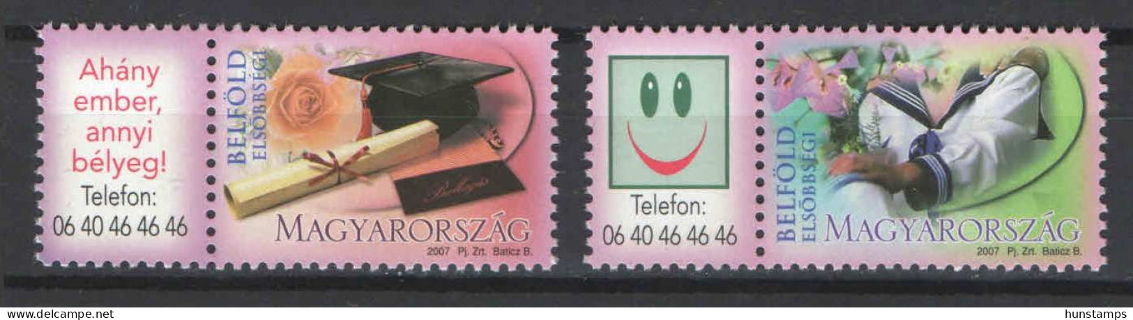 Personals - Hungary 2007. Graduation Stamp - FULL Set MNH (**) Mi.: 5181-5182 - Ongebruikt