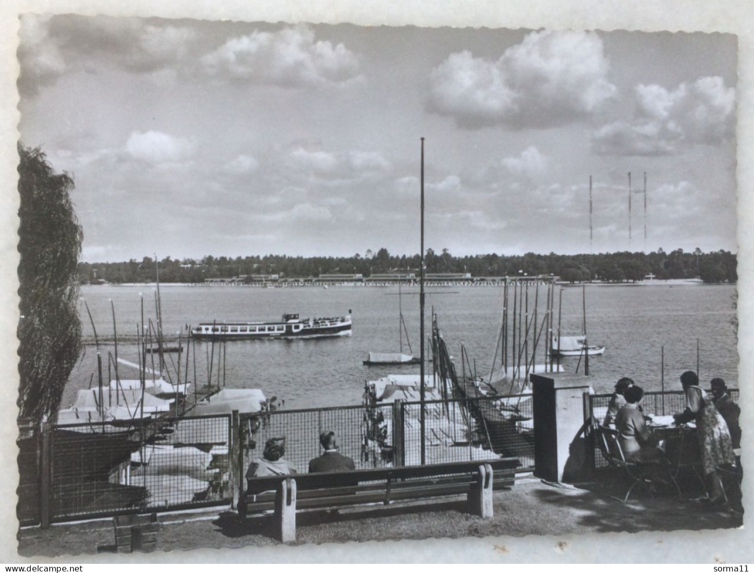 CPSM BERLIN (Allemagne) Blick Von Heckeshorn Auf Strandbad Wannsee - Wannsee