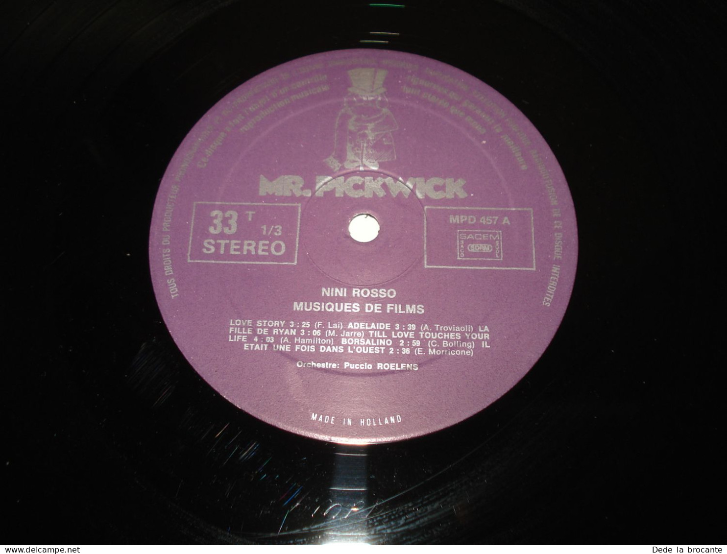 B10 / Nini Rosso – Musiques De Films - LP - MPD 457 - France  1974 - M/EX - Música De Peliculas