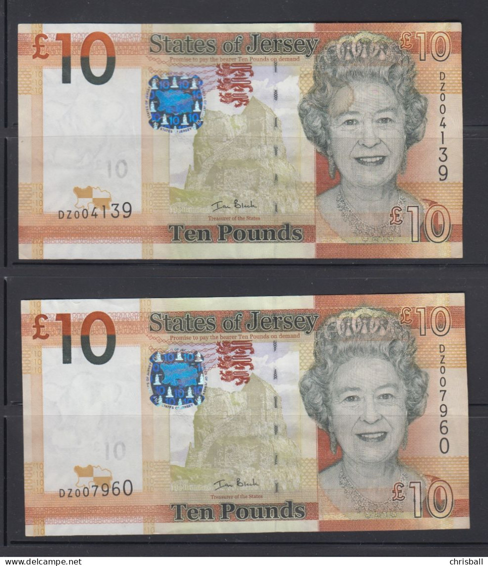 Jersey 2010 D Series Ten Pounds Circulated Replacements - Jersey