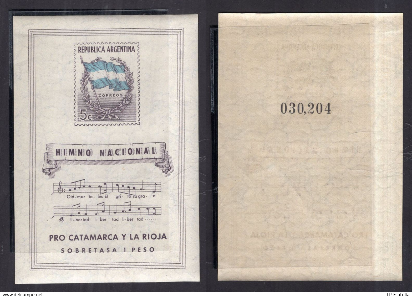 Argentina - 1944 - Hinmo Nacional - Pro Catamarca Y La Rioja - MNH - Neufs