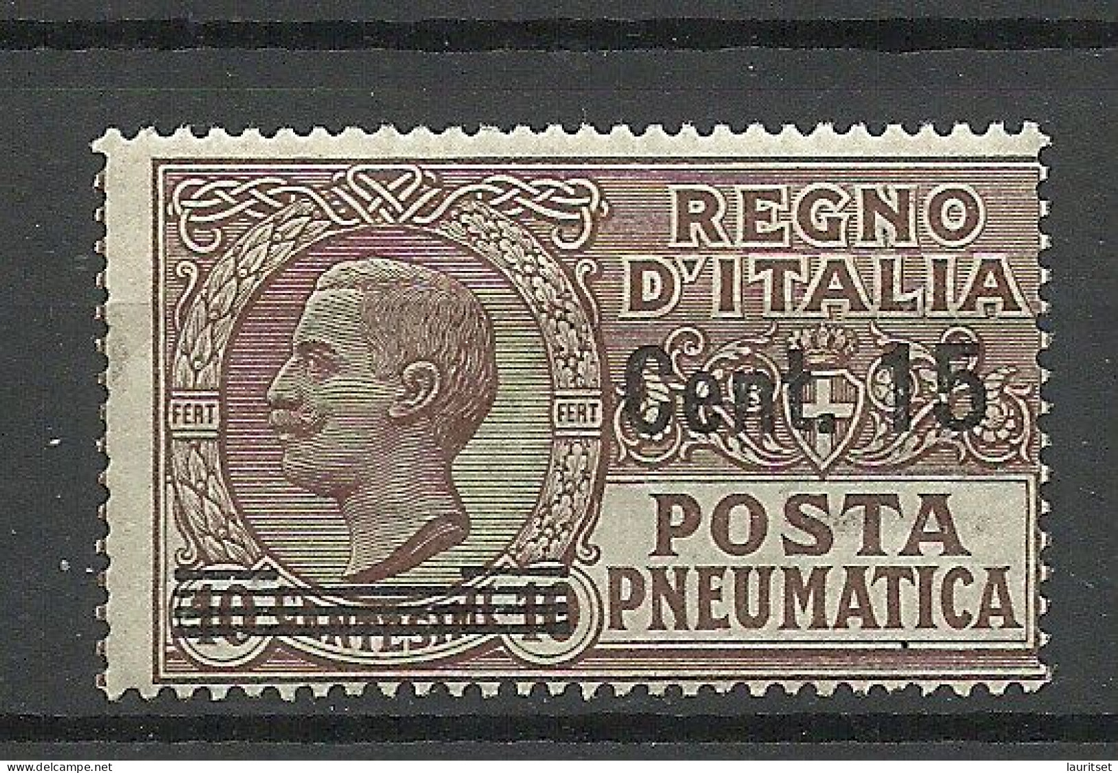 ITALY Italia 1924 Michel 173 * Rohrpost Poste Pneumatica - Rohrpost