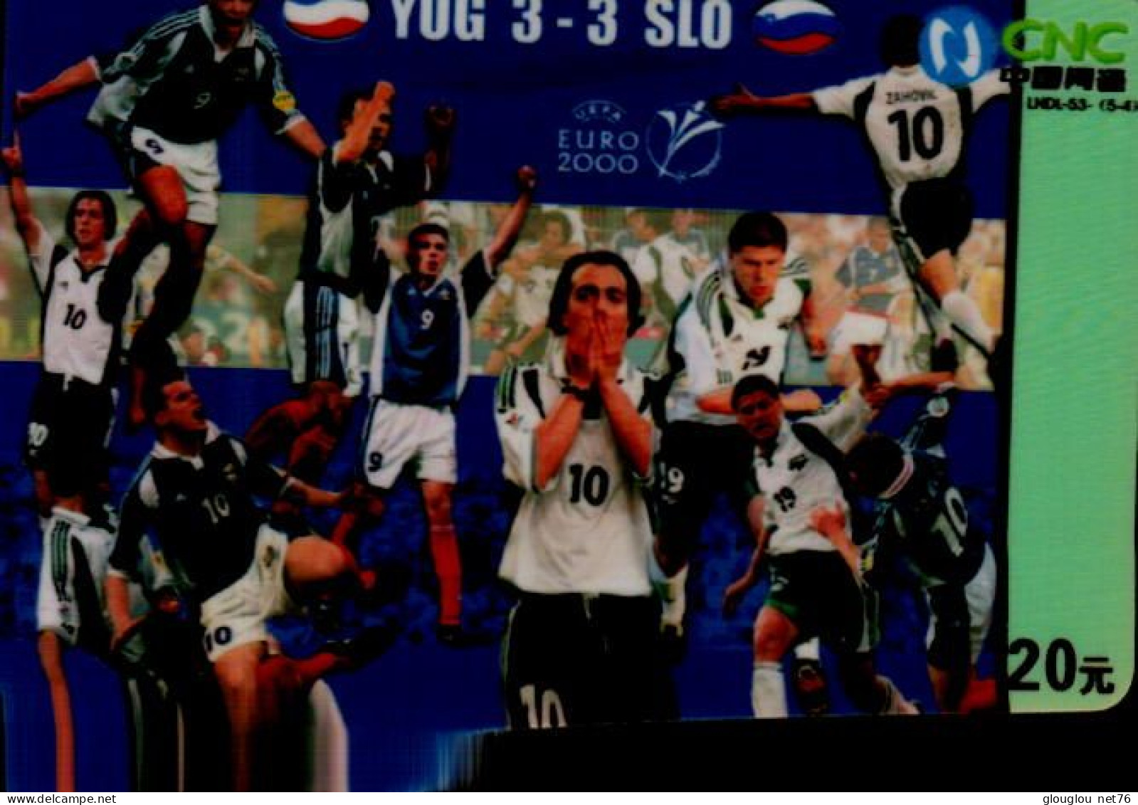 TELECARTE....FOOTBALL...EURO 2000 - Deportes