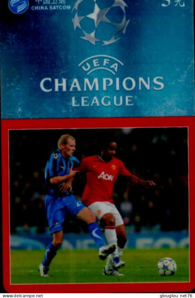 TELECARTE....FOOTBALLEURS...CHAMPIONS LEAGUE - Deportes