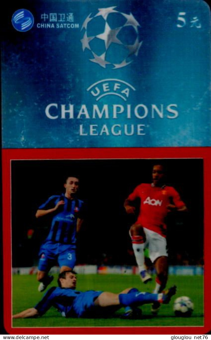 TELECARTE....FOOTBALLEURS...CHAMPIONS LEAGUE - Deportes