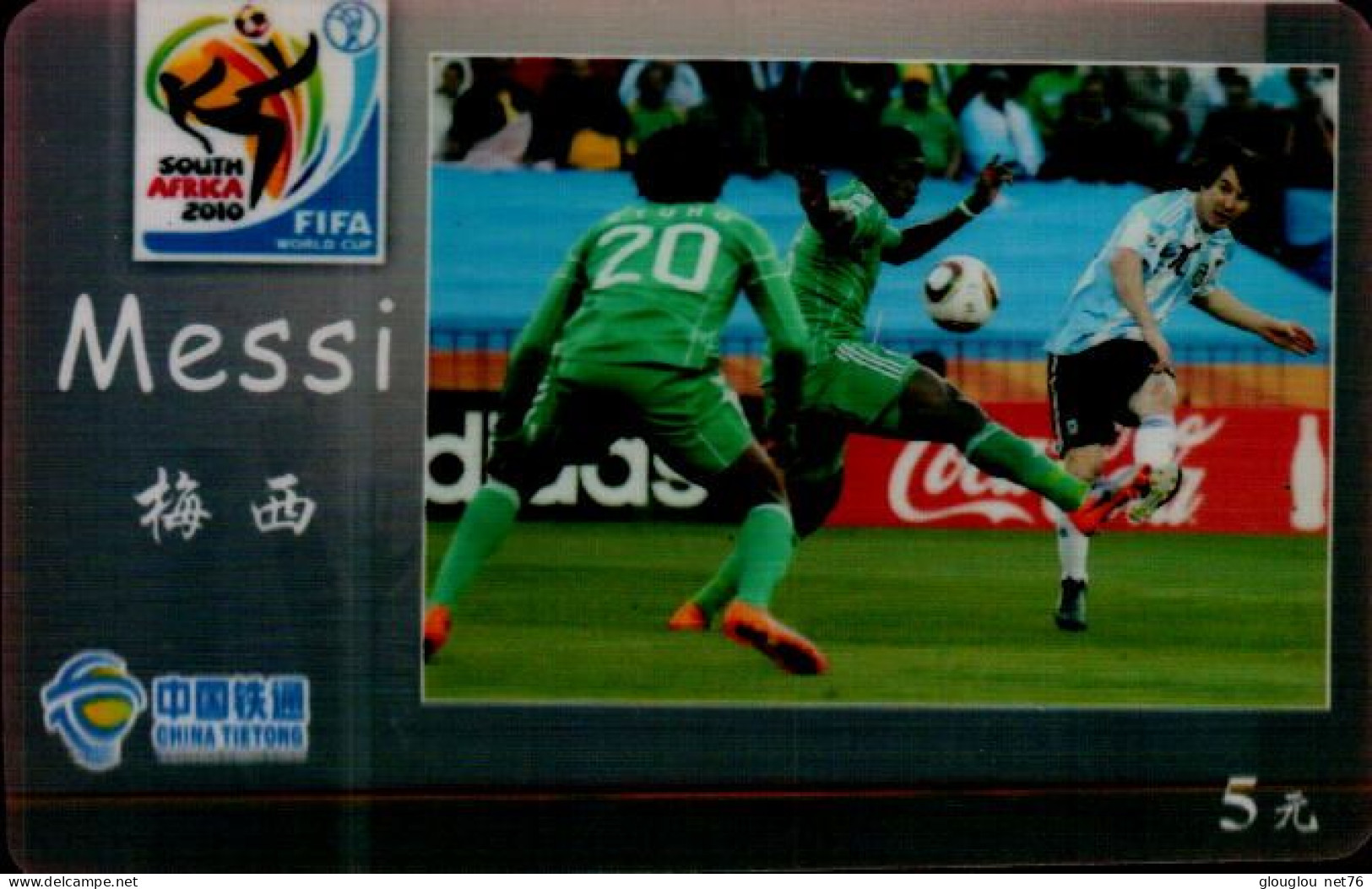 TELECARTE....FOOTBALLEURS...FIFA  2010...MESSI - Deportes