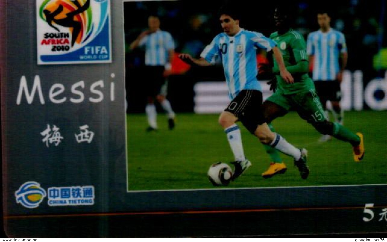 TELECARTE....FOOTBALLEURS...FIFA  2010...MESSI - Deportes