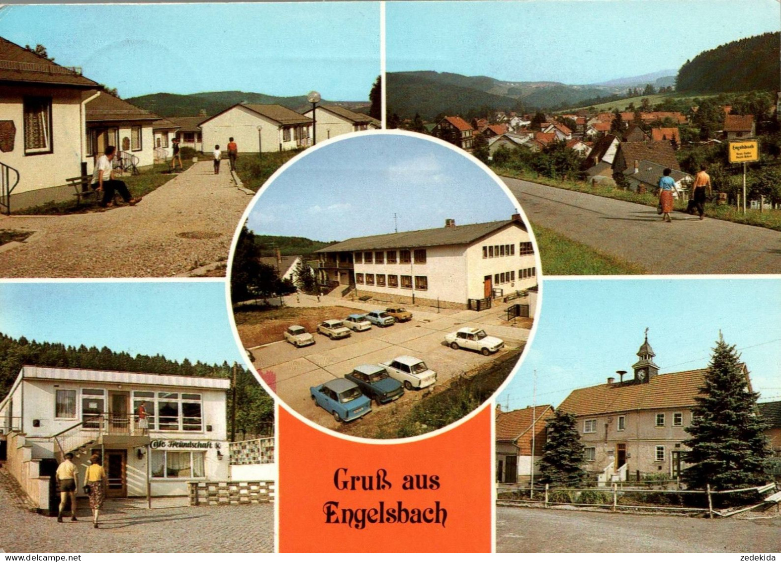 G5529 - Engelsbach - Urlaubersiedlung Cafe Freundschaft - Auslese Verlag Bad Salzungen - Georgenthal