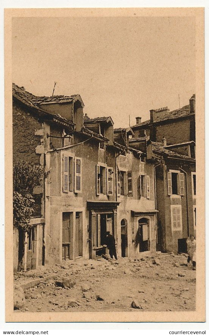 4 CPA - BELLEGARDE-COUPY (Ain) - Sinistre Du 19 Juin 1940 - Rue Des Bains, Pont De Lucey, Place Victor Bérard ... - Non Classés