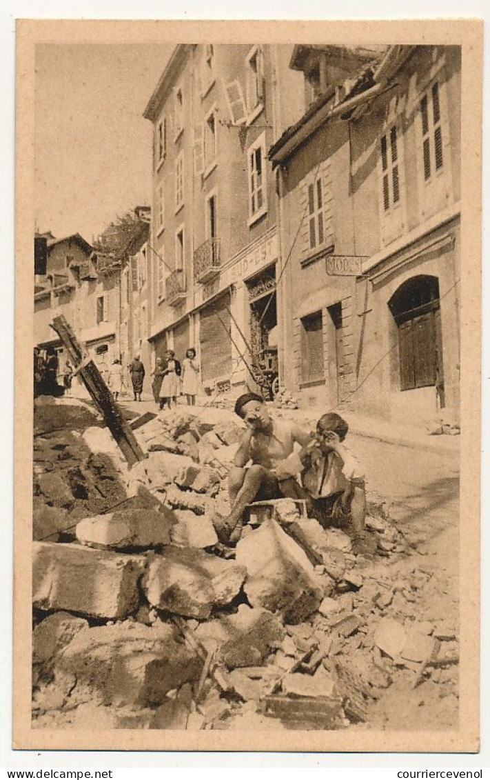 4 CPA - BELLEGARDE-COUPY (Ain) - Sinistre Du 19 Juin 1940 - Rue Des Bains, Pont De Lucey, Place Victor Bérard ... - Ohne Zuordnung