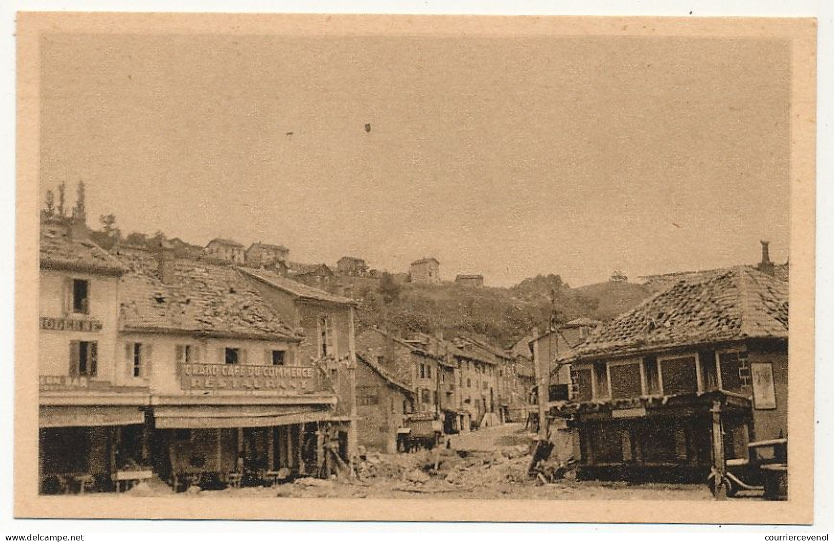 4 CPA - BELLEGARDE-COUPY (Ain) - Sinistre Du 19 Juin 1940 - Rue Des Bains, Pont De Lucey, Place Victor Bérard ... - Non Classés