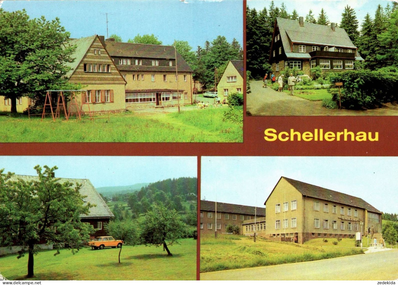 G5535 - Schellerhau - Ferienheim Lockwitzgrund FDGB Heim Casino Haus Sonnenhof - Bild Und Heimat Reichenbach - Schellerhau