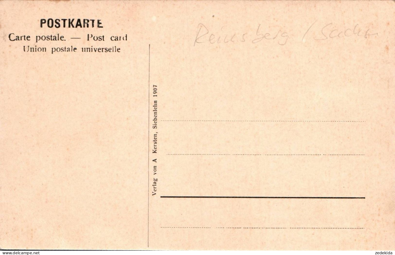 A5630 - Reinsberg Ruhefelsen - Verlag A. Kersten Siebenlehn - Reinsberg (Sachsen)