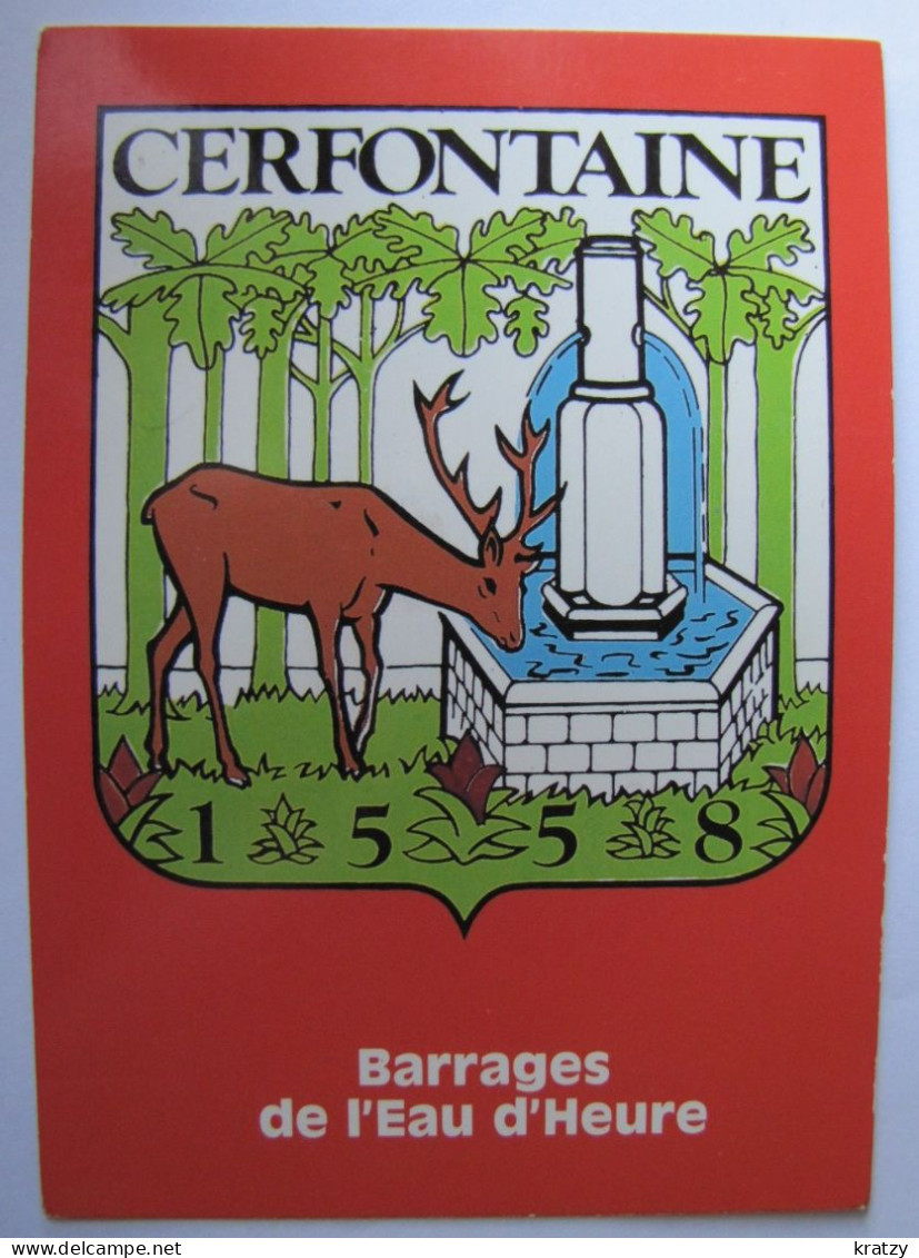 BELGIQUE - NAMUR - CERFONTAINE - Barrages De L'Eau D'Heure - Blason - Cerfontaine