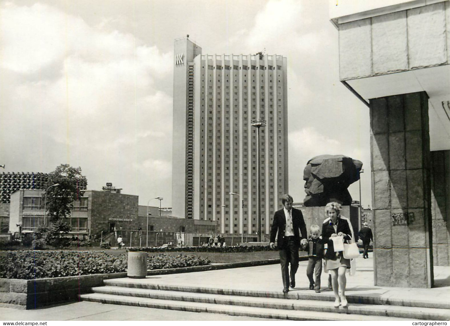 Germany Karl-Marx-Stadt Chemnitz Blick Zum Interhotel Kongress - Chemnitz (Karl-Marx-Stadt 1953-1990)