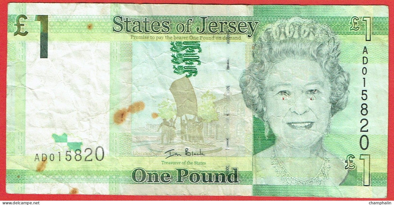 Jersey - Billet De 1 Pound - Elizabeth II - Non Daté - P32a - 1 Pound