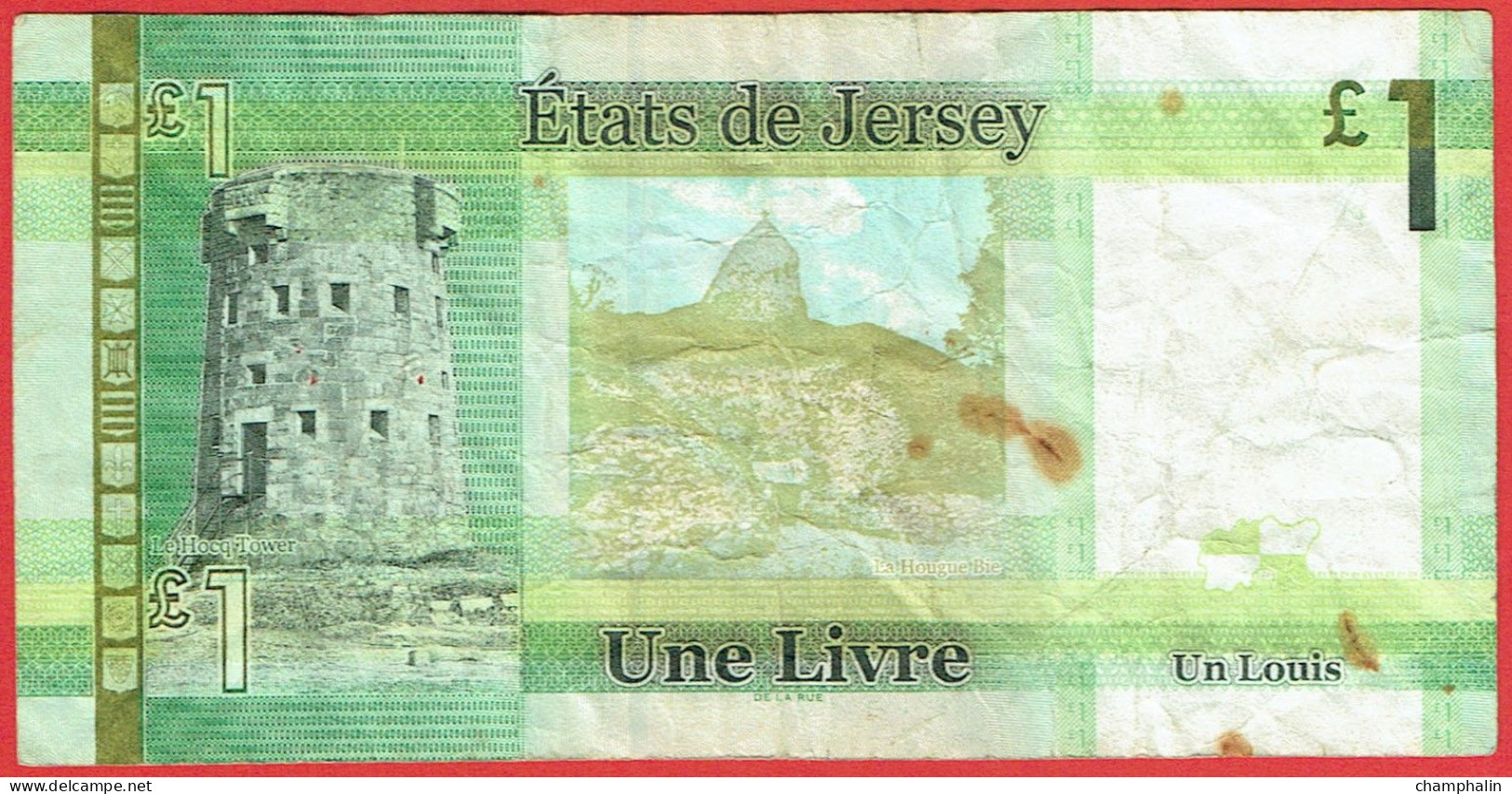 Jersey - Billet De 1 Pound - Elizabeth II - Non Daté - P32a - 1 Pound