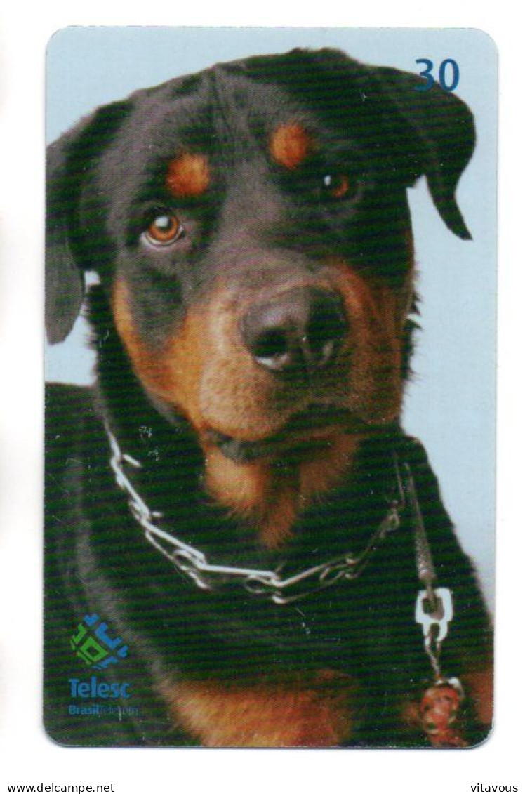 Chien Dog Rottweiler Télécarte Brésil Phonecard ( 1144) - Brasilien