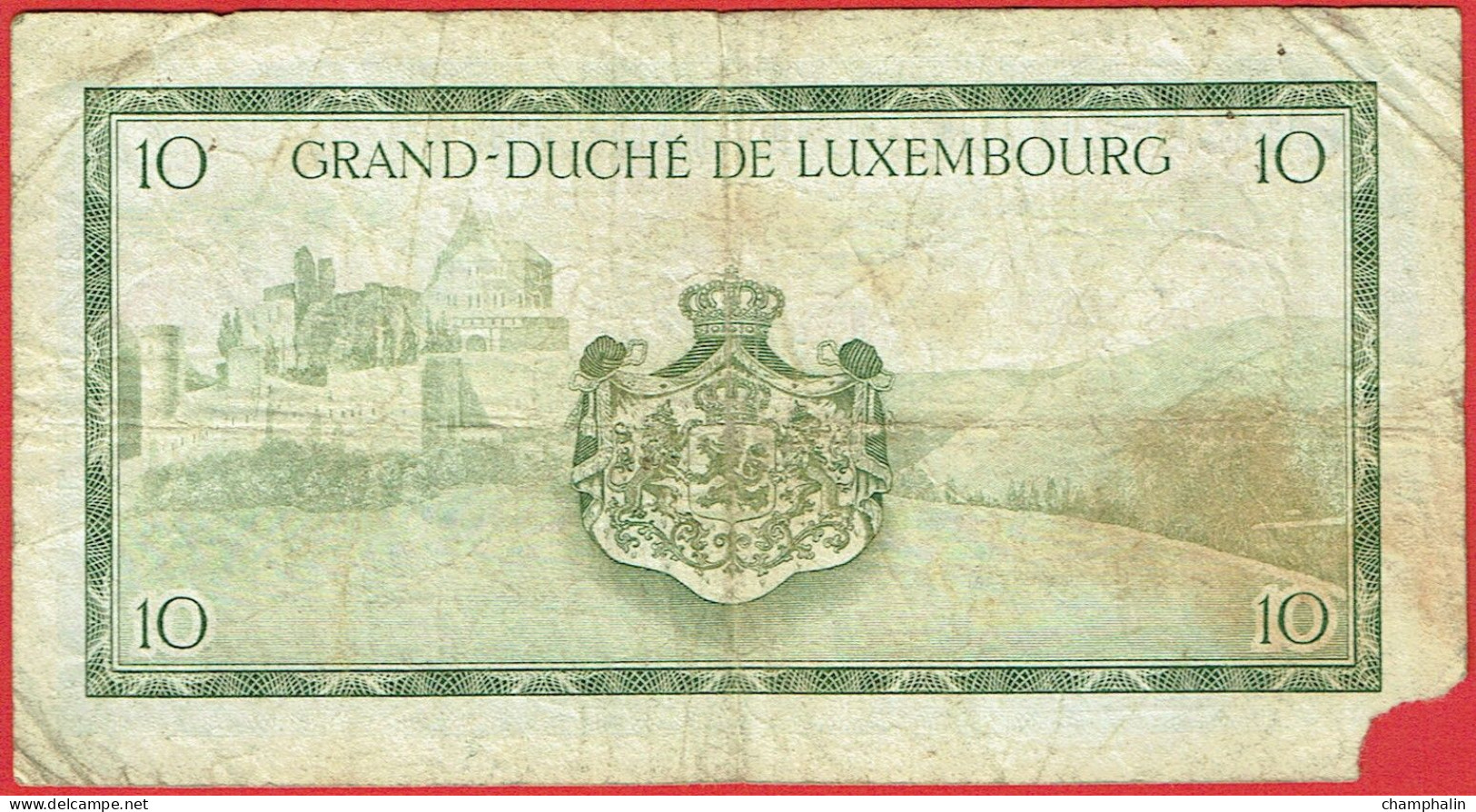 Luxembourg - Billet De 10 Francs - Grande-Duchesse Charlotte - Non Daté (1954) - P48a - Lussemburgo