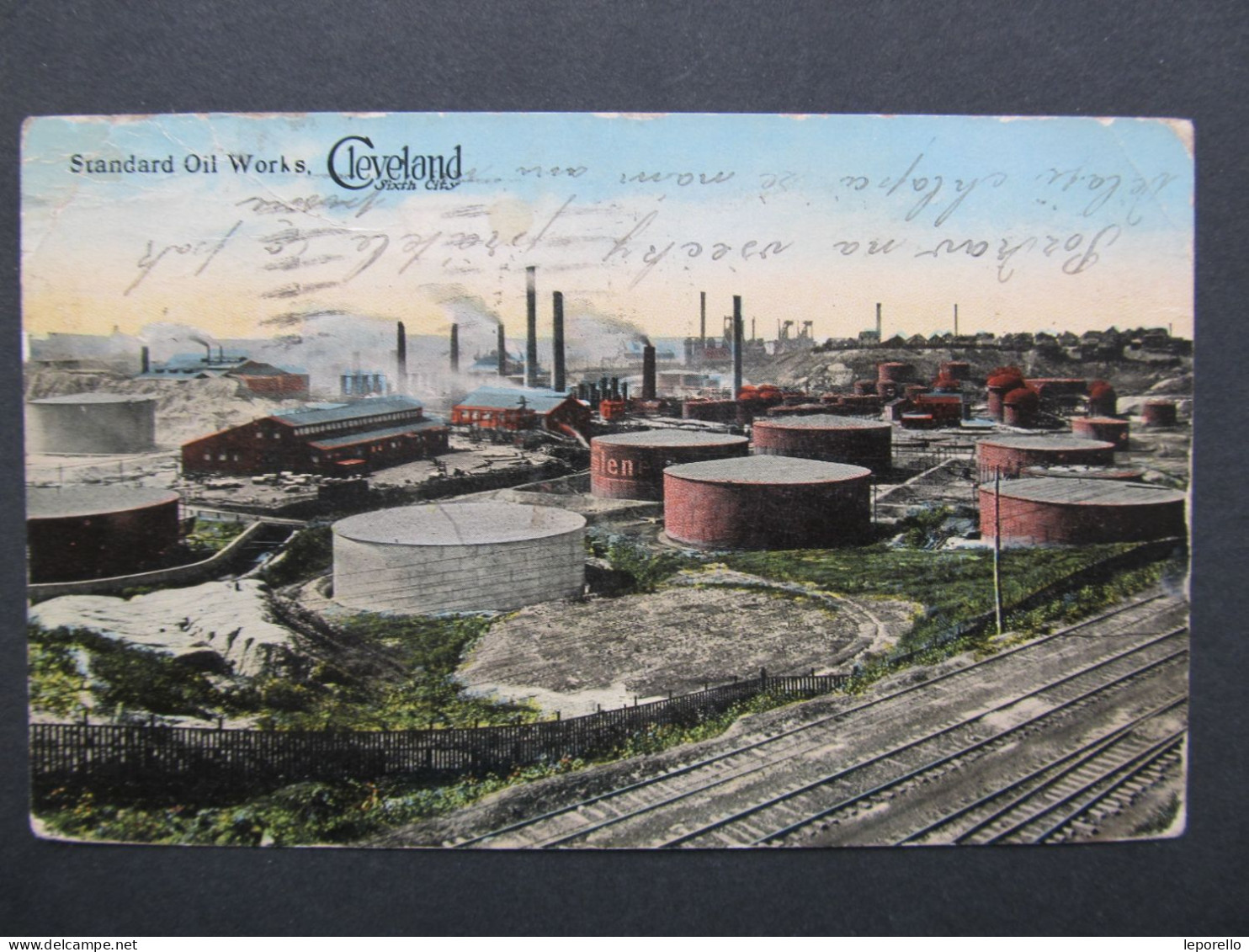 AK Cleveland 1916 Oil Works /// D*57150 - Cleveland