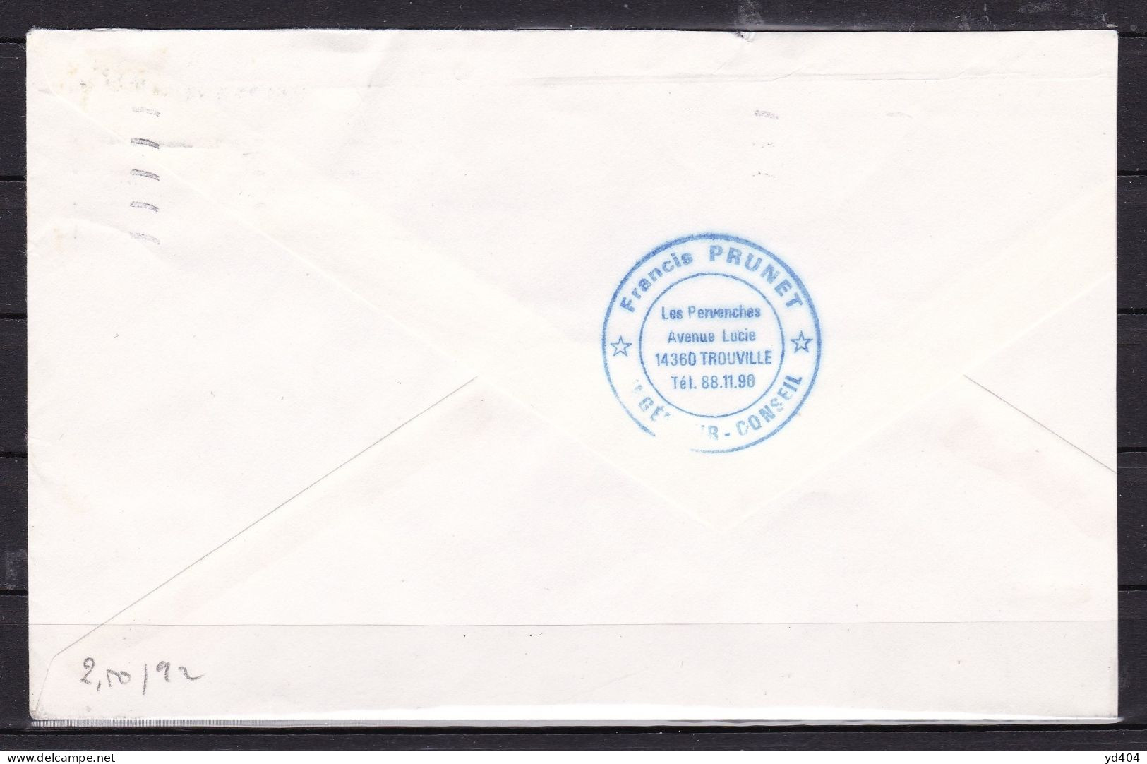 FR7544B- FRANCE – 1974 – ROCHECHOUART CASTLE - Y&T # 1809 - Lettres & Documents