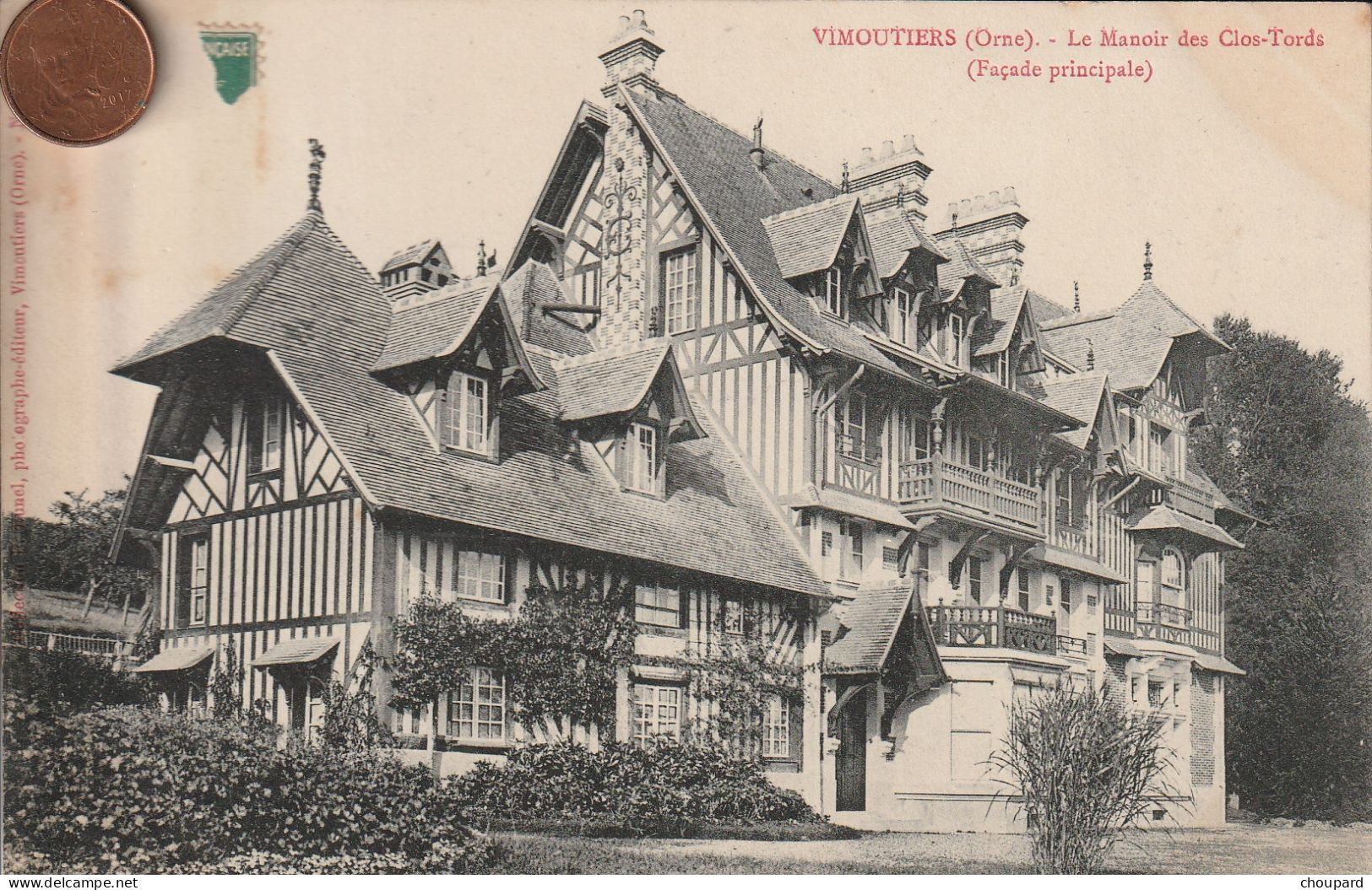 61 - Carte Postale Ancienne De  VIMOUTIERS  Le Manoir Du Clos Tords - Vimoutiers