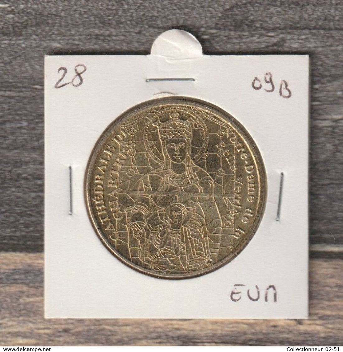 Monnaie De Paris : Cathédrale De Chartres Notre-Dame De La Belle Verrière - 2009 - 2009