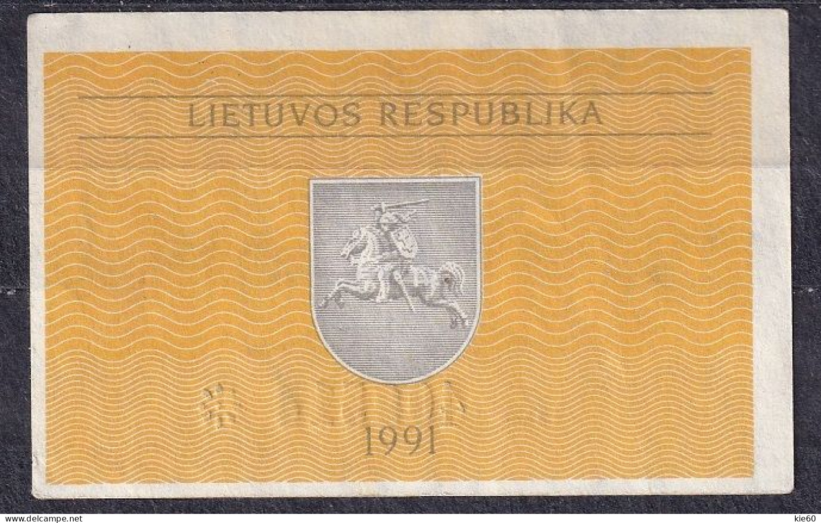 Lithuania - 1991 -.0,1 Talonas ..P-29a..aUNC - Lituanie