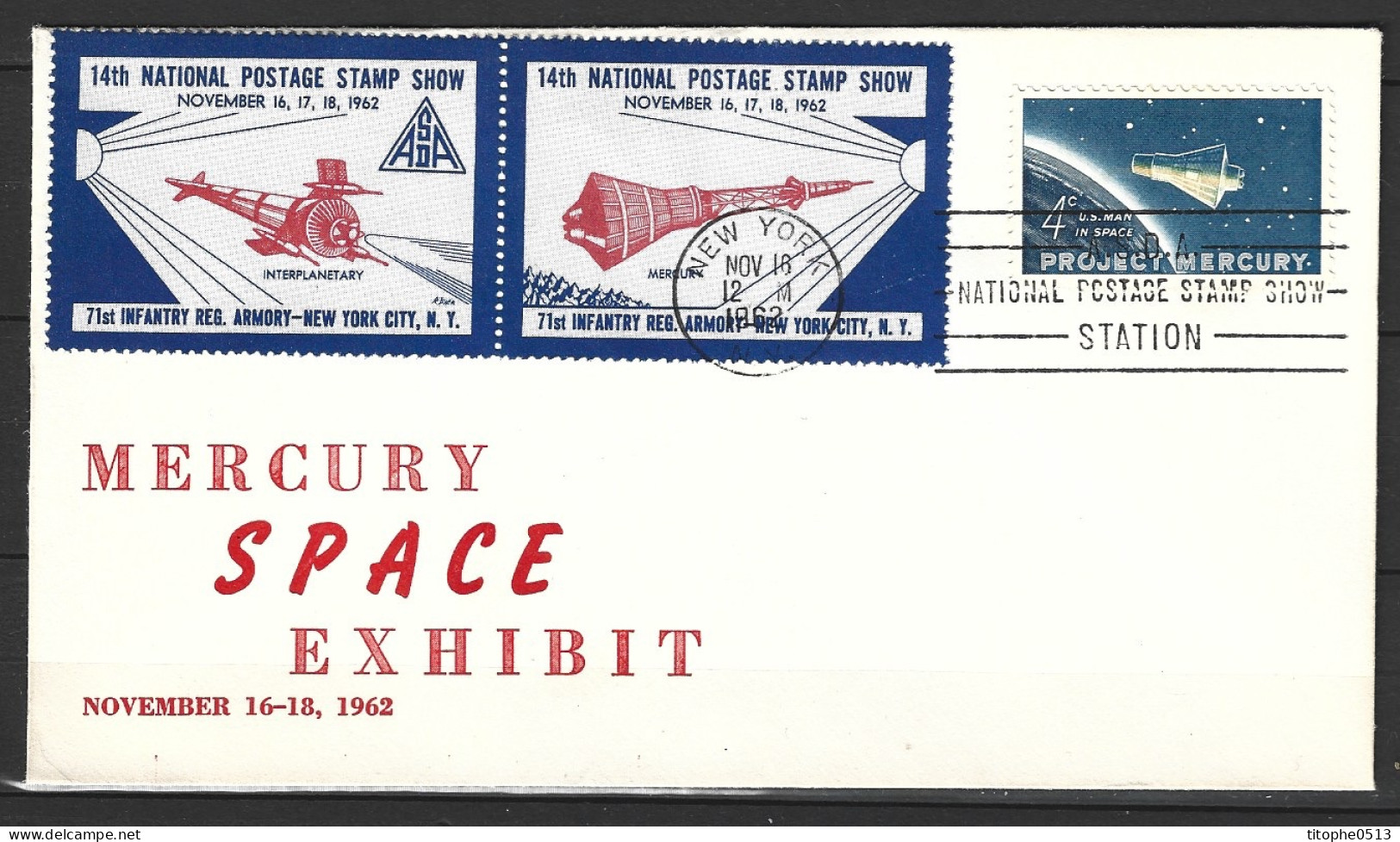 USA. Enveloppe Commémorative De 1962. Mercury Space Exhibit. - Noord-Amerika